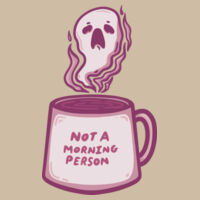 Not A Morning Person (AS Colour Maple Tee) Design