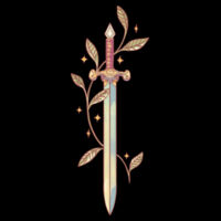 Druid Sword (AS Colour Tee) Design