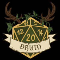 Dungeons And Dragons, Druid Dice (Thread Project Tee) Design