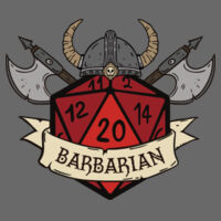 Dungeon's And Dragons, Barbarian Dice (AS Colour Tee) Design
