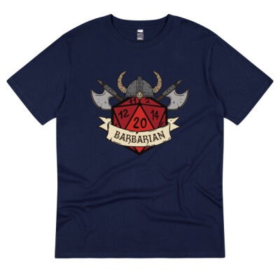 Dungeons And Dragons, Barbarian Dice (Thread Project Tee) Thumbnail